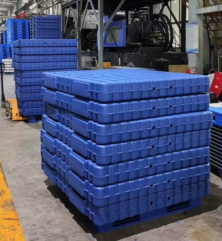 Máquina de moldagem por sopro Jwell 2000/2000F para logística de plástico HDPE palete dupla face/palete reversível