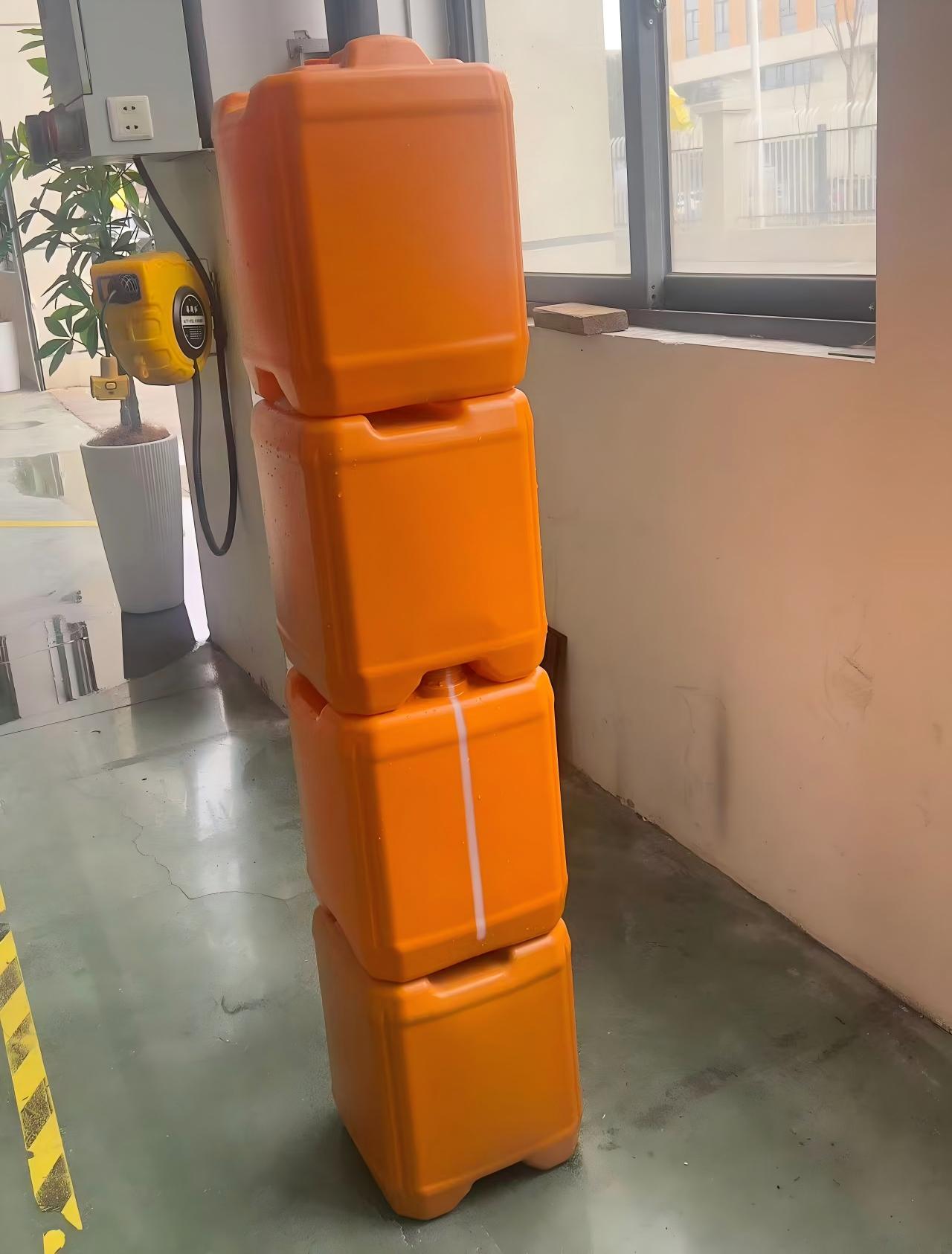 Máquina de moldagem por sopro Jwell 30L para recipiente de plástico HDPE de camada única/multicamadas/Jerrycan/Tambores abertos