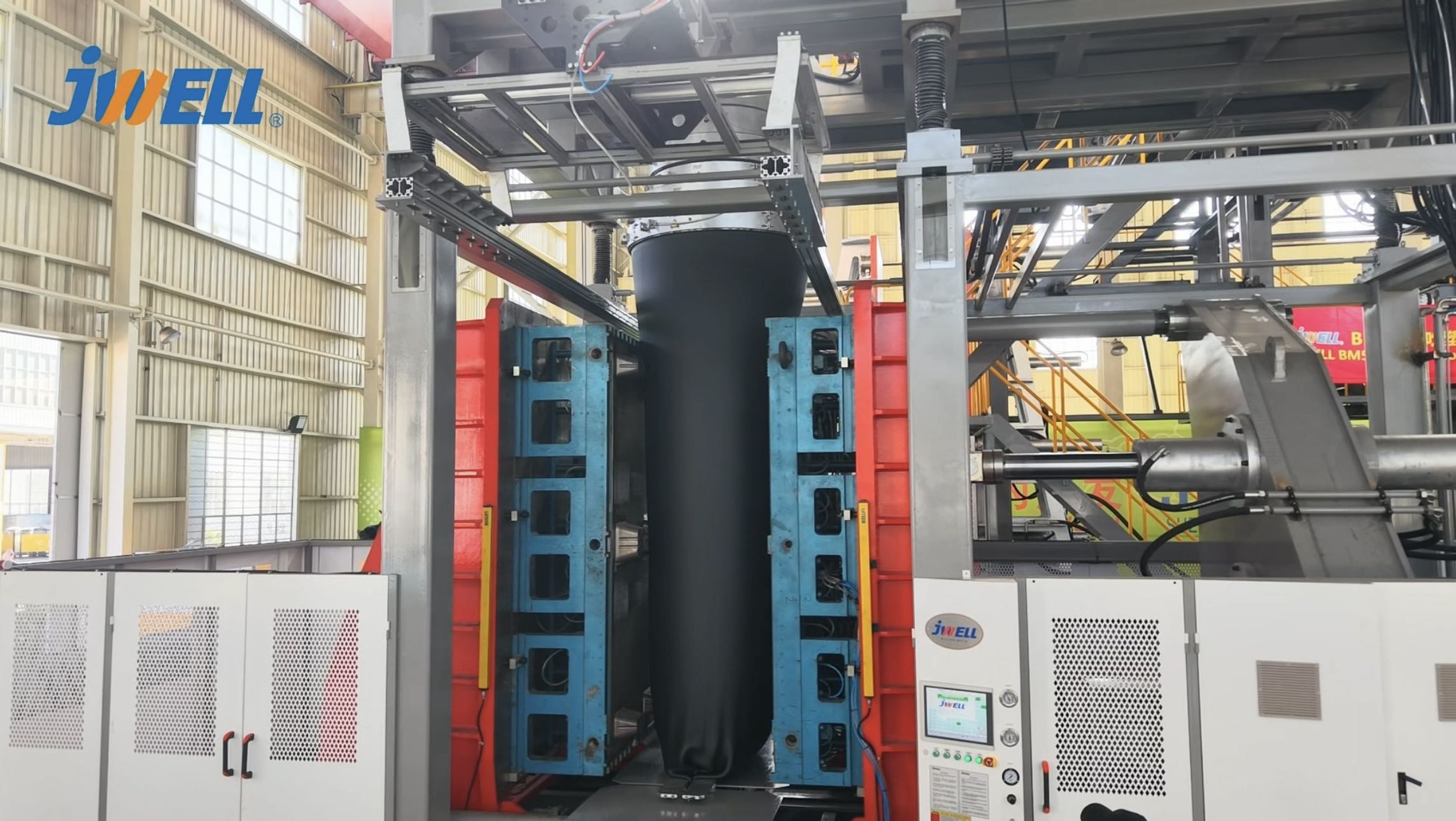 Máquina de moldagem por sopro Jwell 500L/1000L para HDPE industrial de nove patas/oco/monolítico moldado por sopro palete