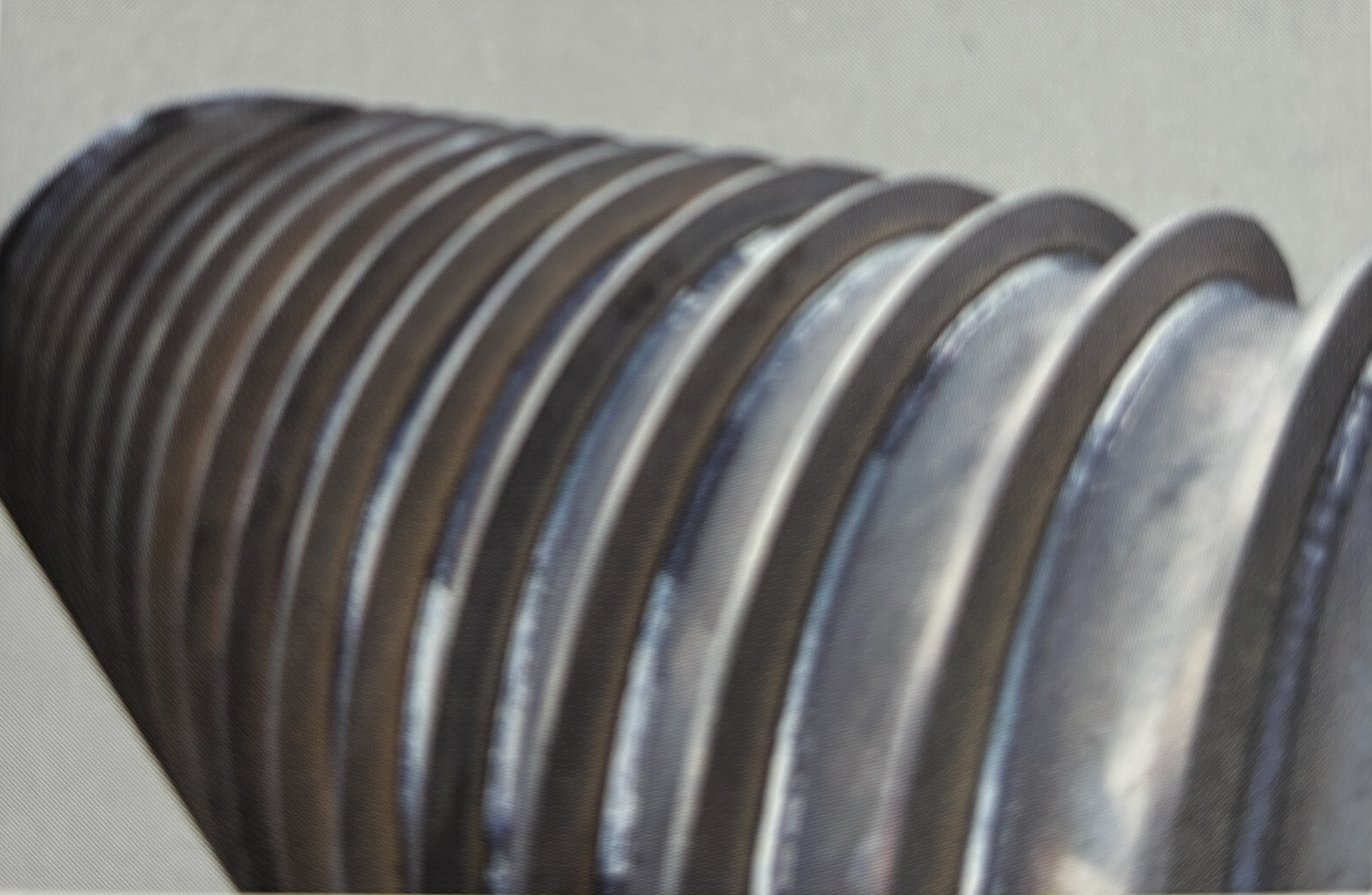 Rolo eficiente para paredes finas