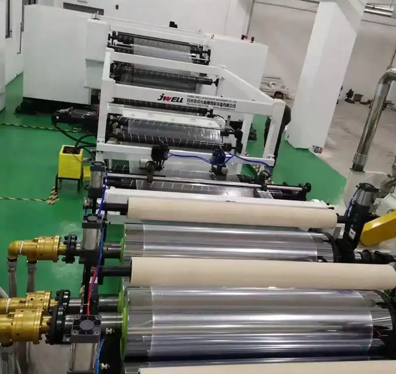 Máquina extrusora de folha de alinhador invisível Jwell TPU Máquina ortodôntica de extrusão de folha TPU