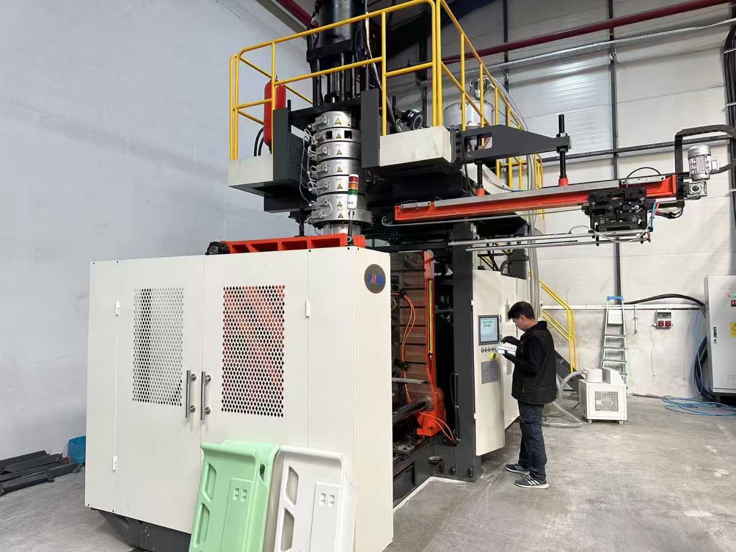 Máquina de moldagem por sopro Jwell para móveis de plástico médico placa de cama hospitalar/cabeceira