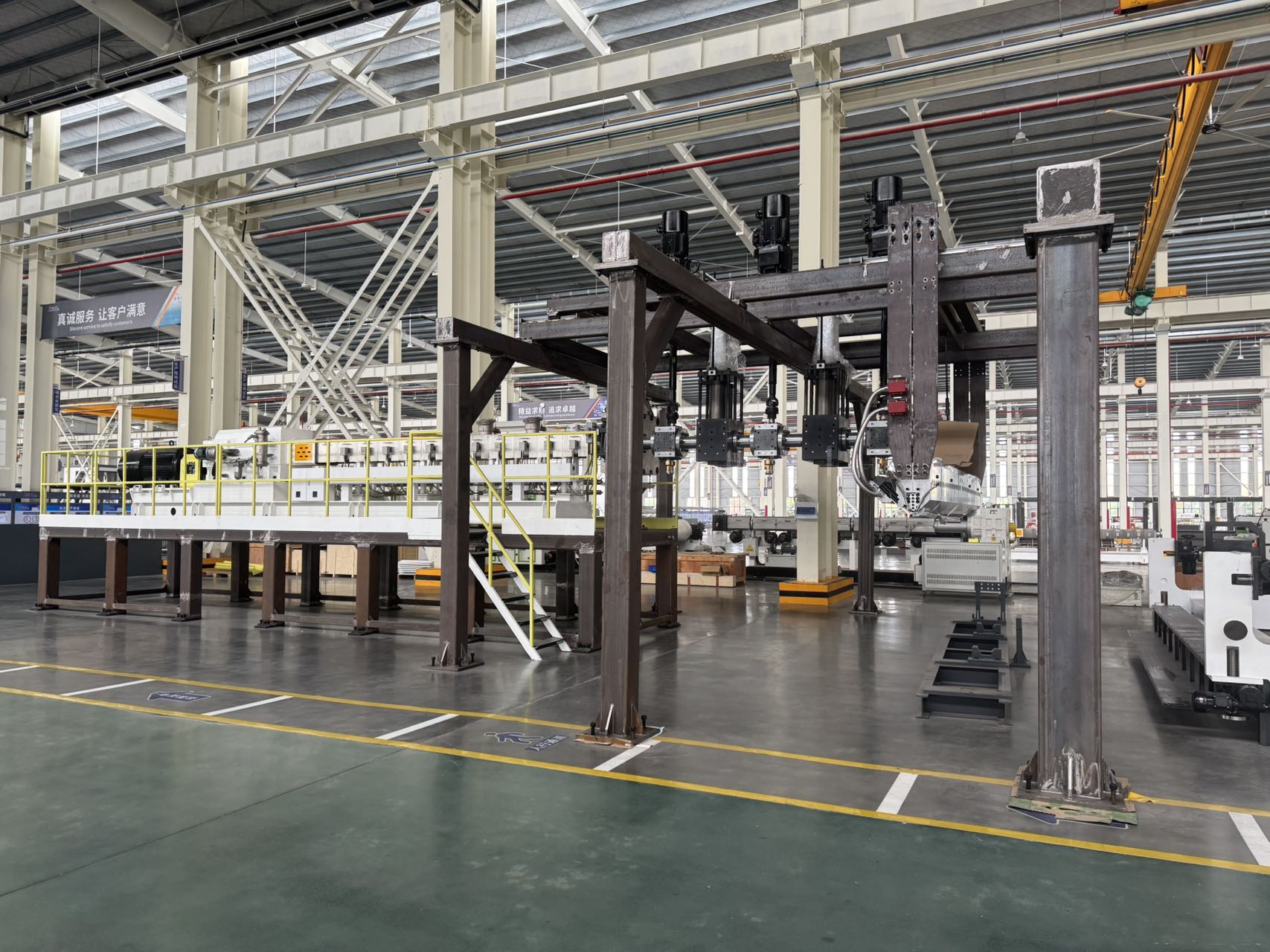 Jwell PVB/SGP Máquina extrusora de filme intercalar de vidro Linha de produção Máquina extrusora de plástico 