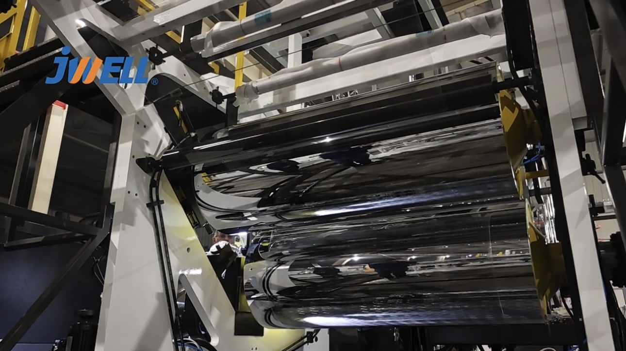 Extrusora de parafuso único Jwell PET/PLA Máquina extrusora de folha de plástico de alta capacidade