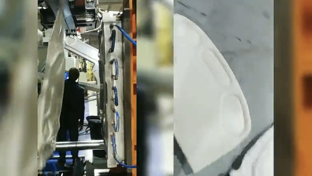 Máquina de moldagem por sopro Jwell para móveis de plástico médico placa de cama hospitalar/cabeceira