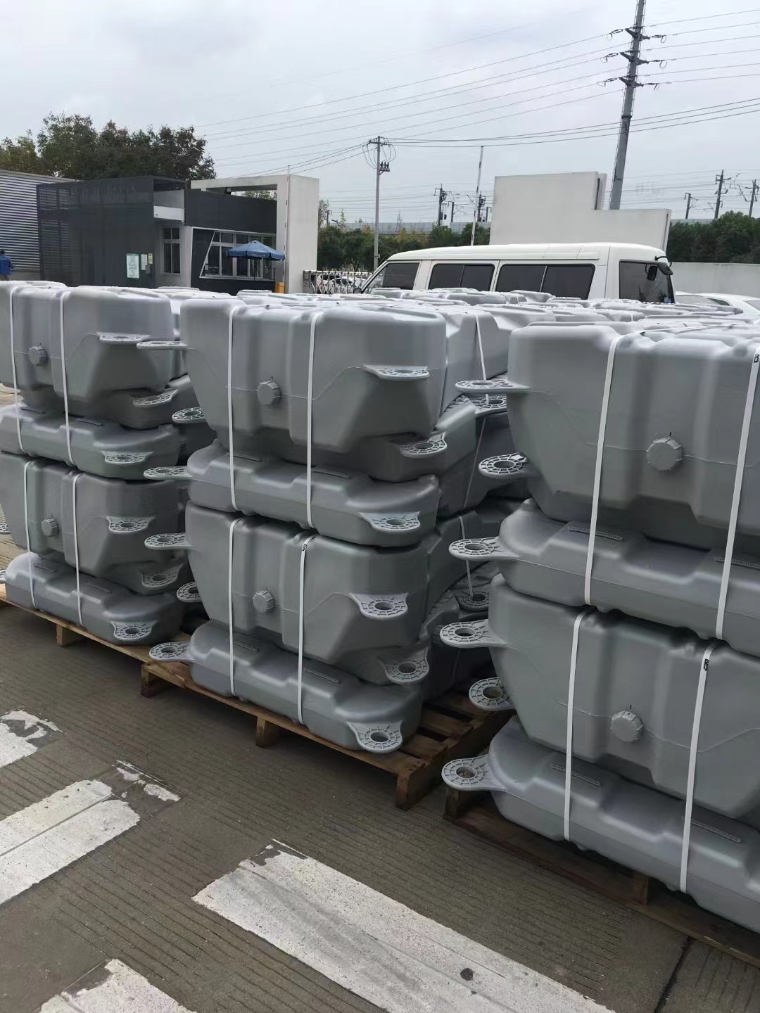 Máquina de moldagem por sopro Jwell 500L/1000L para plataforma flutuante fotovoltaica/plataforma Spar/plataforma semi-submersível 