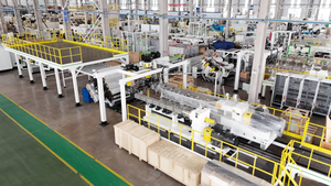 Linha de máquinas de extrusão de almofada de isolamento acústico automotivo | Linha composta JWELL PE EVA POE
